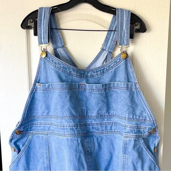 Big Bud Press Indigo Denim Original Overalls 100% Cotton Light Wash 2XL EUC - Picture 4 of 10